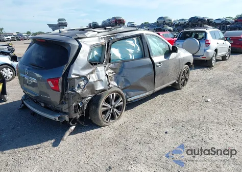 2020 Nissan Pathfinder Platinum 2Wd из США, поврежденный, VIN 5N1DR2DN4LC577640